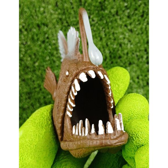 Anglerfish Toy Figure Deep Sea Angler Fish Boley Ocean Animal Sea Creature pvc - Picture 5 of 16